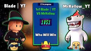 1v1 Battle With MrKellow YT  | Blade YT Vs Mr Kellow YT 1v1 Stumble Guys | Stumble Guys