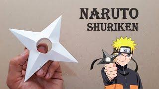 MAKING NARUTO SHURIKEN FROM PAPER - ( How To Make a Paper Ninja Star )