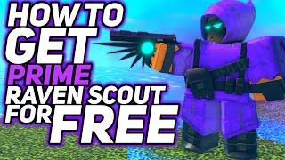 HOW TO GET PRIME RAVEN SKIN FOR FREE - Tower Defense Simulator