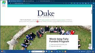 Duke University USA Fellowship Program | without IELTS & application fee | USA Fully Funded Program