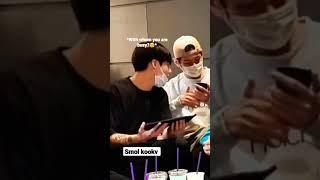 Not Jk is always curious to see what's in Tae's phone #taekook #kookv #vkook #jealousy
