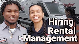 Rental Management Trainee- Ryder. 52. Leadership Careers