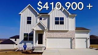 NEW AFFORDABLE Modern Luxury Homes in Omaha Nebraska For Sale | Starting $410,900+ | House Tour 2022