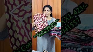 Jyothi Cotton Nightys Xxl 425/-#whatsapp8790041557 #pickles #blousepieces #petticoats #pants#shorts