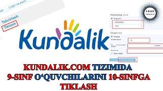 Kundalik.com | 9-sinf o`quvchini 10 sinfga tiklash | arxivdan tiklash