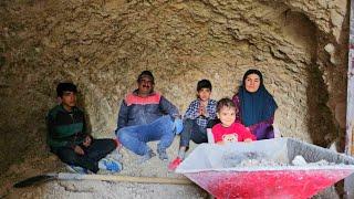 Life in the Mountains: Building a Cave for a Winter Shelter