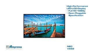 NEC V552  Display Monitor Commercial LED Screen Sales | Service | Repair | Exchange | Replacement