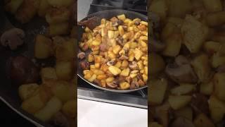 Home Fries with Mushrooms Make The Perfect Side Dish  #cooking #food #foodie