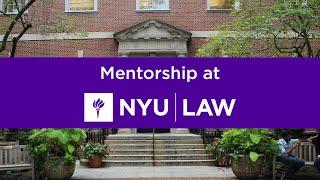 Mentorship at NYU Law