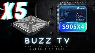 The New Buzztv X5 Android TV Box | Review