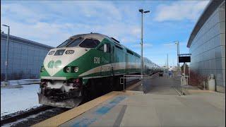 GO Train Ride Barrie Line from Downsview Park GO Stn to Union Station (February 5th, 2025)