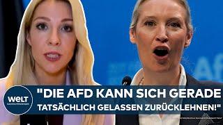 DEUTSCHLAND: "Die AfD kann sich gerade tatsächlich gelassen zurücklehnen!" Weidel im Höhenflug!