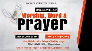 WORSHIP, WORD AND PRAYER OCTOBER 2024 DAY-1