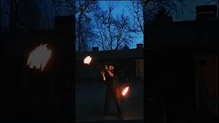 Firestaff Flow After Long Shifts #fire #firestaff #firespinning