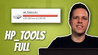 How to fix: HP_TOOLS drive keeps telling me it's full