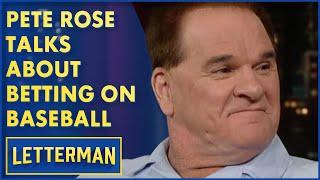 Pete Rose Talks About Betting On Baseball | David Letterman