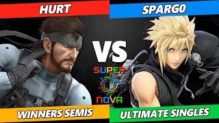 Supernova 2024 TOP 8 - Hurt (Snake) Vs. Spargo (Cloud) Smash Ultimate Tournament