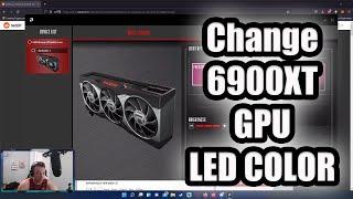 How To Change AMD 6900XT GPU LED Color