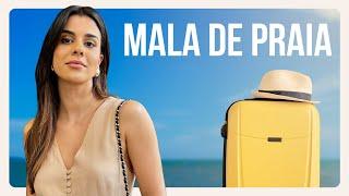 Como montar uma MALA DE PRAIA elegante