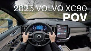 2025 Volvo XC90 T8 AWD - POV Test Drive