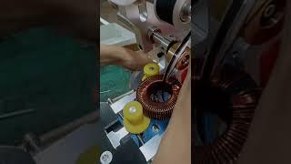 1.0mm Wire 75 Turns 68*43*24 Core Size 7 Inches Toroidal Coil Winding Machine Max Wire Dia 1.4mm