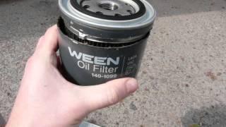 Масляный фильтр Ween 140-1099 изнутри.