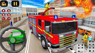 Fire Truck Driving Games 2021 - Very Emergency Fast Service Simulator - Android Gameplay