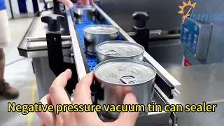 Fully automatic negative pressure vacuum canned food tin can sealer, Vacuum canning closer