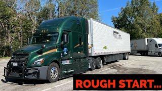 Lease Purchase Week 1 Update | First Damage To The Truck | Prime Inc