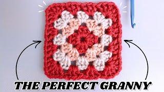  How To Crochet a PERFECT Granny Square (Easy | For Beginners!)