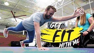Live Workout at the Gym! / Get Fit With Me