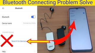 Bluetooth Connection Problems FIX || Bluetooth pairing Issue Solution Android Hndi | Technical Pintu