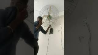 How to Install a Crompton vortox 450mm heavy duty wall mount fan..