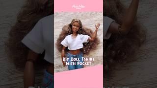 I made easy DIY T-shirts for my Dolls! #diydollclothes #diydollcrafts #dollaccessories