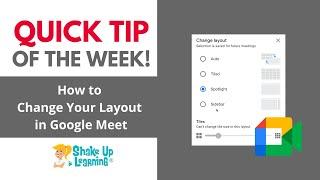 How to Change the Layout in Google Meet