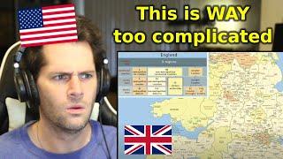 American Reacts to English Counties Explained