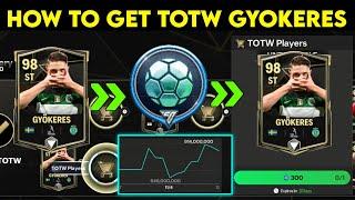 HOW TO GET TEAM OF THE WEEK GYOKERES MAKE COINS MORE FOOTBALL CENTRE POINTS IN EA FC FIFA MOBILE 24