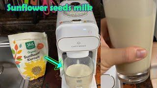 Sunflower Seed Milk with ChefWave Milkmade Nut Milk Maker  Cooking Gizmos