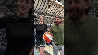 Sooo THIS JUST HAPPENED   New vid with Caitlin Clark coming soon...