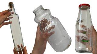 4 Perfect Recycling Ideas with Glass Bottles!