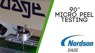 Nordson DAGE 90° Micro Peel Testing of PCB Tracks