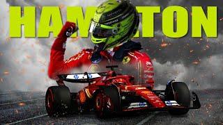 LEWIS HAMILTON drives FERRARI SF-24 for the FIRST TIME!! gameplay