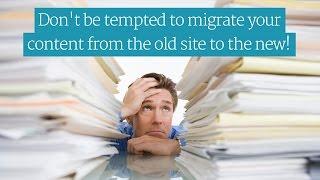 Just say no to the madness of content migration
