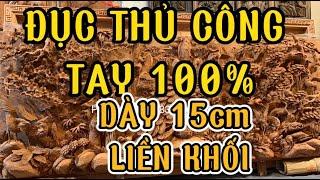 Siêu Tranh Phu Thê Viên Mãn hàng nghệ nhân đục thủ công cực kì đỉnh cao