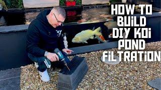 HOW TO BUILD AND IMPROVE YOUR KOI POND FILTRATION **THE DIY WAY**