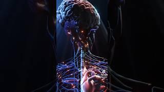 How Your Brain Controls Your Body (Nerve Impulses Explained) #shorts #3danimation  #nervoussystem