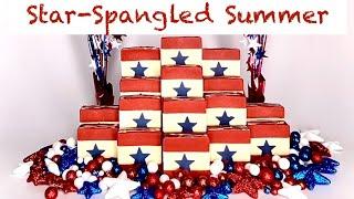 Star-Spangled Summer Celebrating 4th of July with our newest handmade goat milk soap!