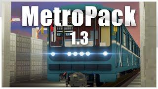 MetroPack 1.3 for IR! Trailer about metro trains in minecraft!