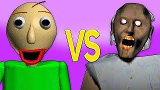 ГРЕННИ VS БАЛДИ | СУПЕР РЭП БИТВА | Granny Horror Game ПРОТИВ Baldi's Basic Song