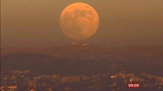 BBC Breakfast The beaver moon the forth an final supermoon of the year.